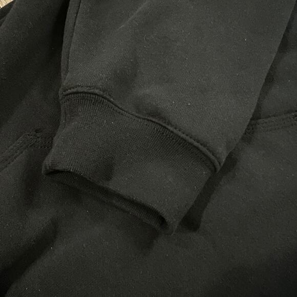 Carhartt K121 Black Loose Fit Fleece Midweight Pullover Sweatshirt Hoodie XL - Picture 5 of 7